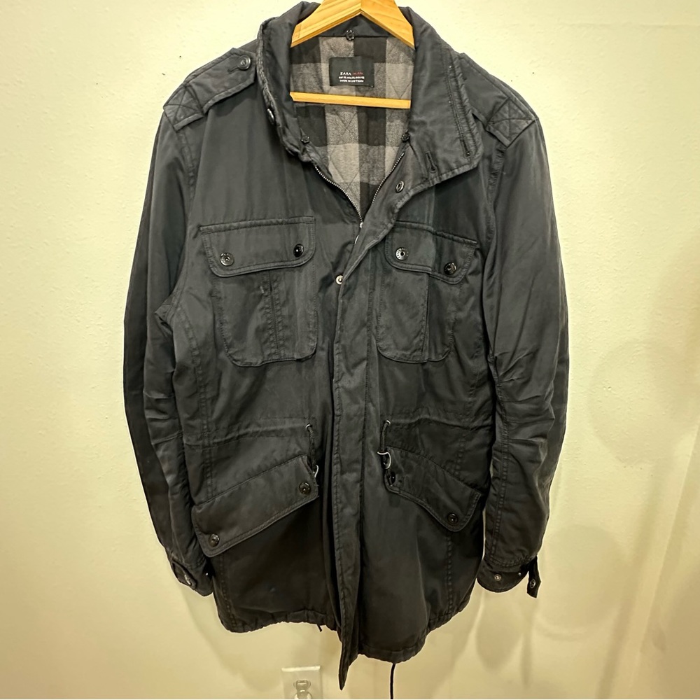 Zara Man Zip Up Jacket Size XL